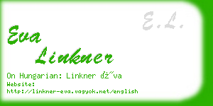 eva linkner business card